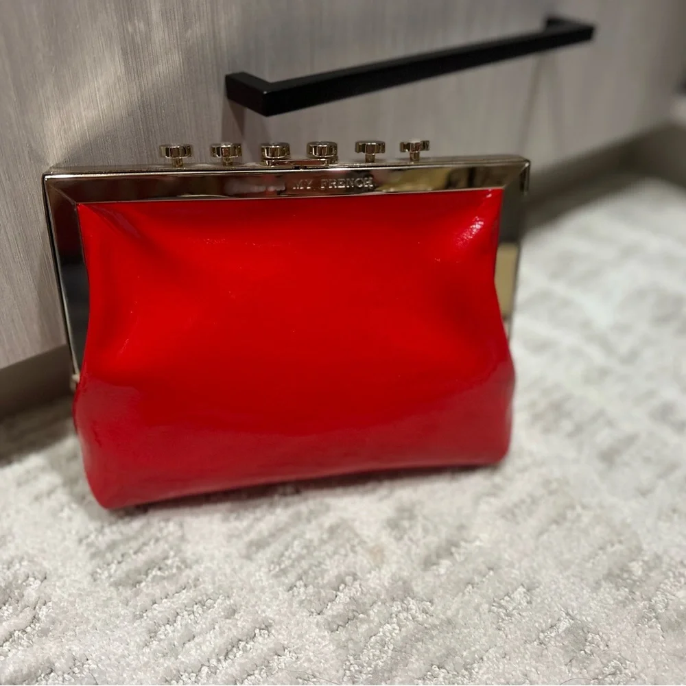 Kate Spade Red Clutch Bag - Picture 3 of 8